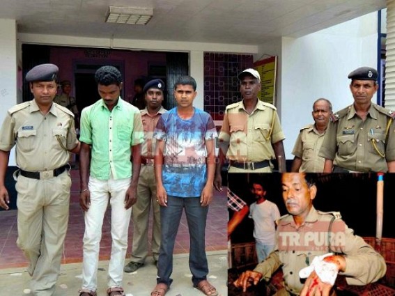 3 arrested for attacking police on Churaibari NH-44 3 arrested for attacking police on Churaibari NH-44